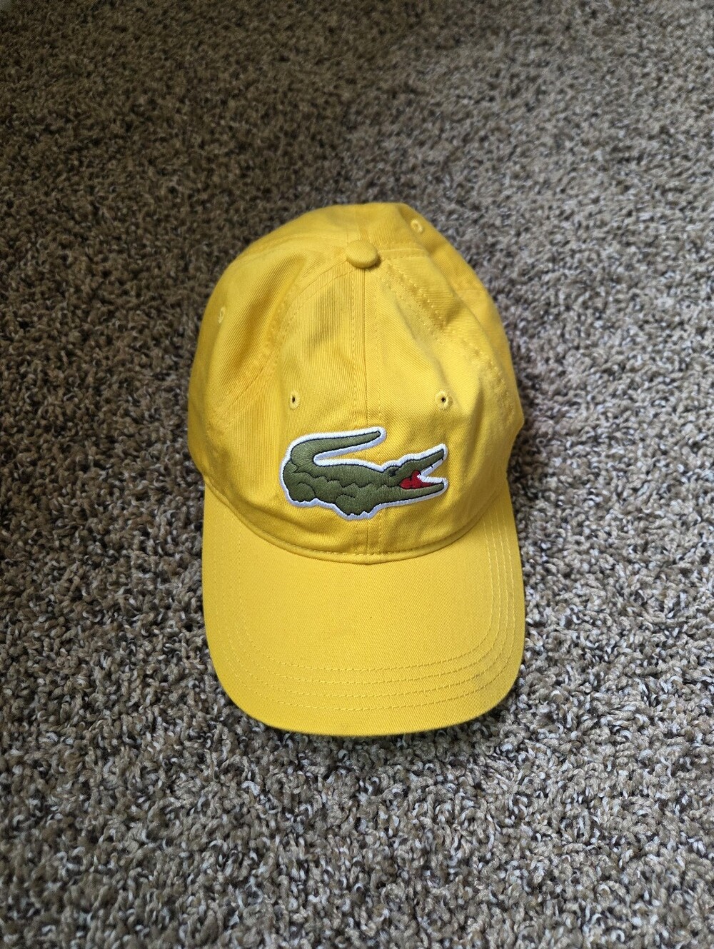 Lacoste Yellow Baseball Hat Unisex